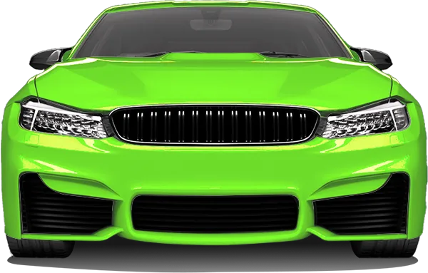 Green BMW finished with 3M ceramic coating