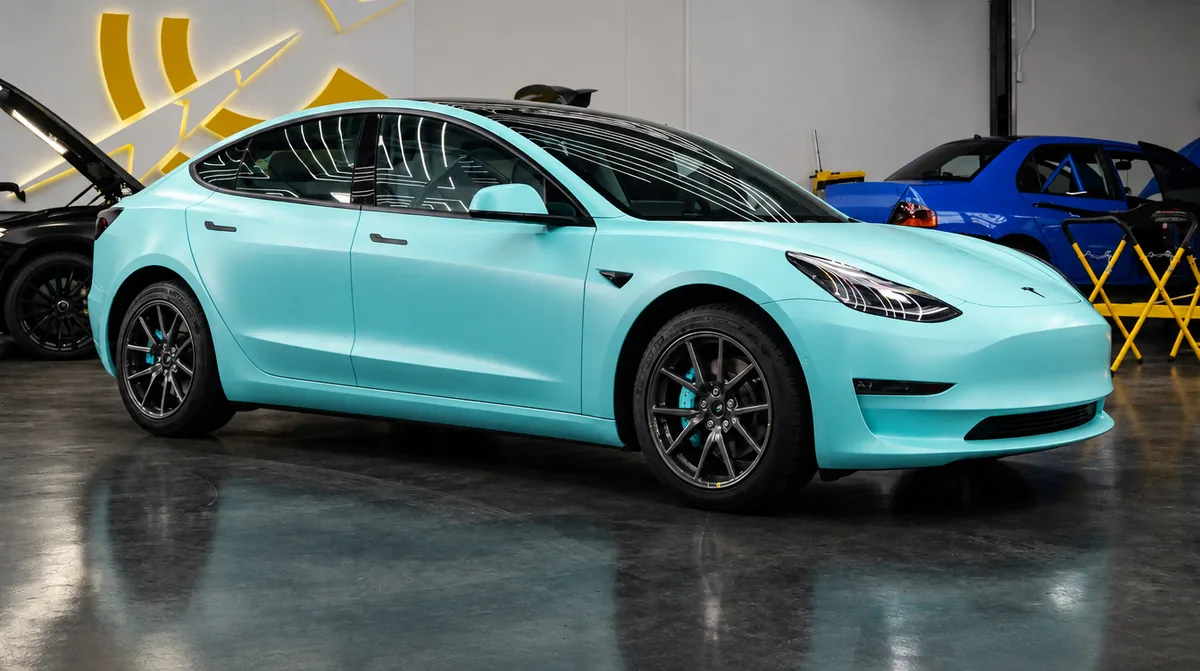 Tesla Model 3 finished at Auto Trim Plus
