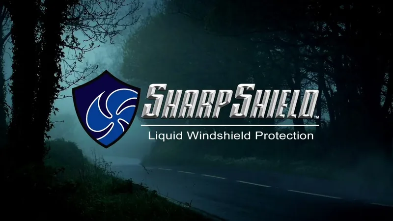 SharpShield liquid windshield protection title card